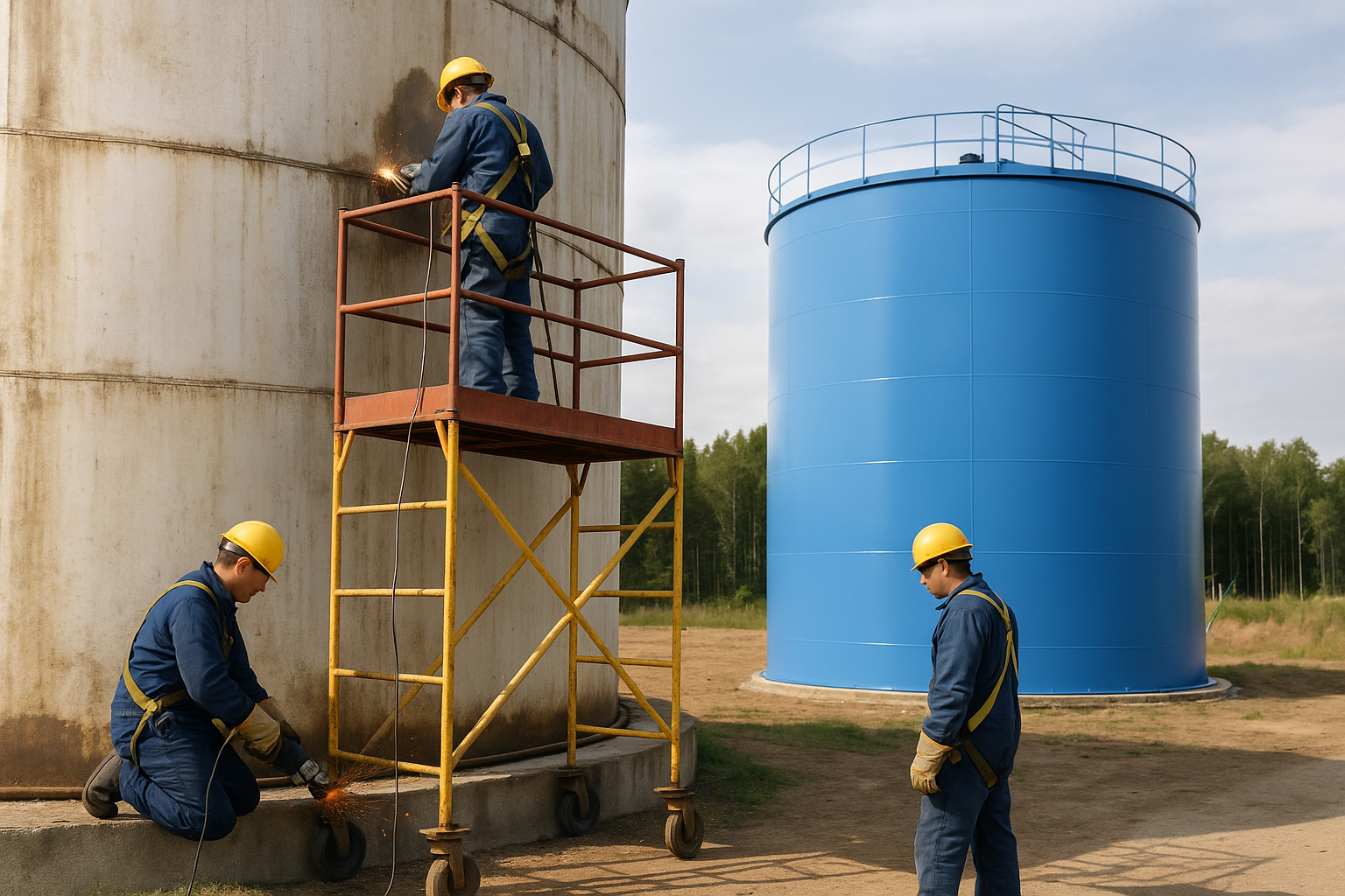 Manutenção de Tanques Industriais